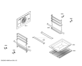 Схема №5 HBA73R251E Horno.bosch.py.2d.b2.e3_cif.pt_bsc.inx с изображением Передняя часть корпуса для плиты (духовки) Bosch 00701709