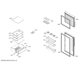 Схема №2 BD2033W3VV с изображением Дверь морозильной камеры для холодильника Bosch 00688014