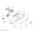 Схема №6 SGI43E17EU с изображением Передняя панель для посудомойки Bosch 00443968