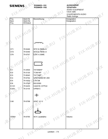Взрыв-схема плиты (духовки) Siemens RG399Q3 - Схема узла 03