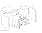 Схема №6 SE24910GB с изображением Столешница для посудомоечной машины Siemens 00218582