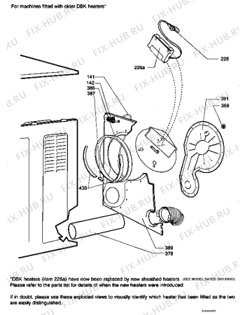 Взрыв-схема комплектующей Zanussi TD164-260131215090 - Схема узла Section 2