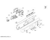 Схема №5 SE45E253SK с изображением Передняя панель для посудомойки Siemens 00664343
