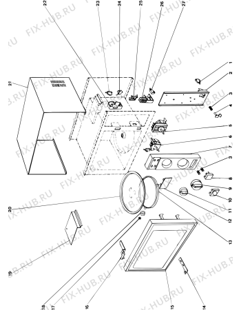 Схема №4 MO576T (F003609) с изображением Запчасть для холодильника Indesit C00026703