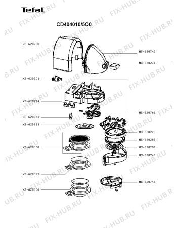 Схема №3 CD4040FR/5C0 с изображением Всякое для кофеварки (кофемашины) Seb MS-620306