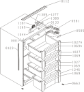 Схема №1 GDF66088/01 (312665, ZODI1128) с изображением Элемент корпуса для холодильной камеры Gorenje 331073
