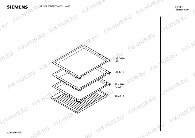 Схема №5 HL55223NN с изображением Инструкция по эксплуатации для духового шкафа Siemens 00580161