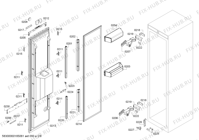 Схема №5 FI24DP31AU с изображением Конденсатор для холодильника Bosch 00745902