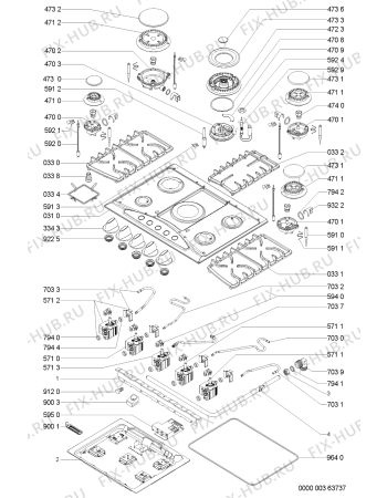 Схема №1 AKM393IX1 (F091846) с изображением Руководство для электропечи Indesit C00362294