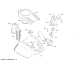 Схема №4 BGS51435 Bosch Relaxx'x с изображением Крышка для пылесоса Bosch 00753633