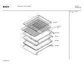 Схема №2 HEN5870 Bosch с изображением Панель управления для плиты (духовки) Bosch 00361864