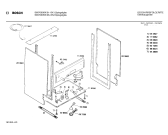 Схема №4 SMI7069SK с изображением Передняя панель для посудомойки Bosch 00282275