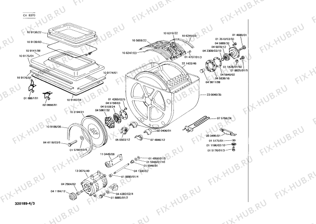 Схема №4 CV8370 с изображением Терморегулятор для стиральной машины Siemens 00050503