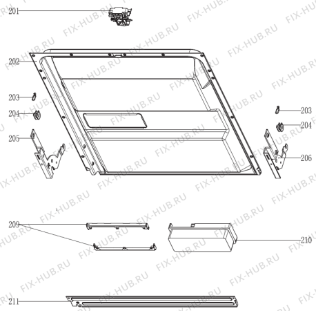 Схема №5 GS52214W (352702, GORENJE#8) с изображением Панель управления для посудомоечной машины Gorenje 385770