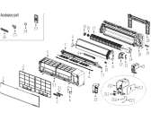 Схема №1 KAS35NF3FINVWFO (549848) с изображением Часть корпуса для климатотехники Gorenje 563942