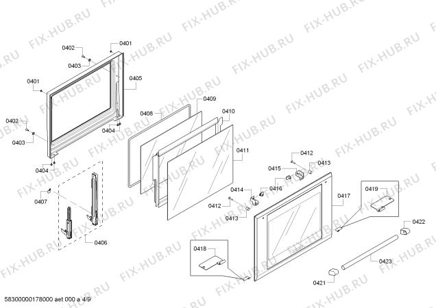 Схема №5 MED272JS с изображением Интерфейс для плиты (духовки) Bosch 00702535