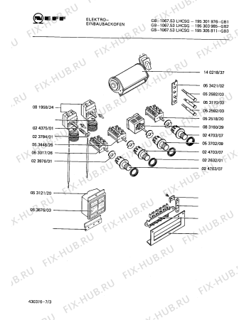 Схема №6 195301976 GB-1067.53LHCSG с изображением Мотор вентилятора для плиты (духовки) Bosch 00140263
