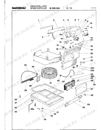 Схема №24 IK900054 с изображением Противень для холодильной камеры Bosch 00233356