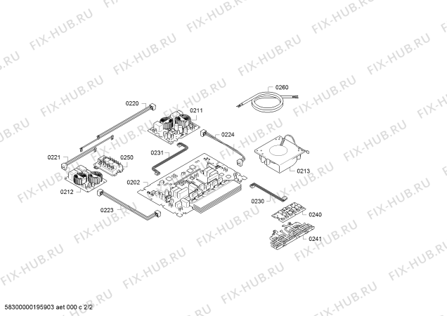 Схема №2 5IE64351 с изображением Стеклокерамика для плиты (духовки) Bosch 00775212