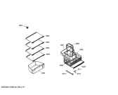 Схема №4 KIFO28K01 с изображением Направляющая для холодильника Bosch 00179814