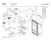 Схема №3 KSU40623NE с изображением Дверь для холодильной камеры Bosch 00241872