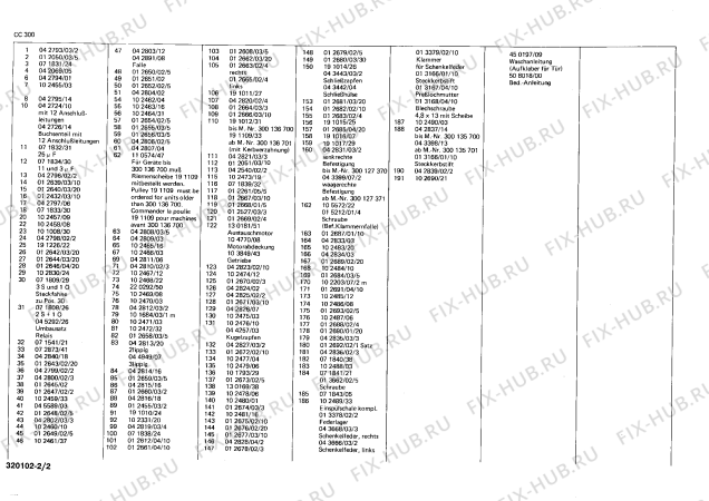 Схема №2 CV402A GARANT CV402A с изображением Узел подключения для стиралки Bosch 00042793