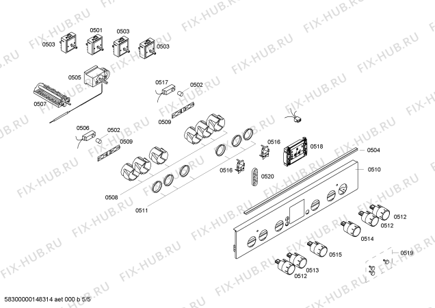 Схема №3 P1HCB48525 с изображением Соединительный элемент для духового шкафа Bosch 00604726