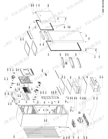 Схема №1 WTV4525 NF IX с изображением Вложение для холодильника Whirlpool 481010473041