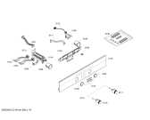 Схема №5 HB760580 с изображением Фронтальное стекло для плиты (духовки) Siemens 00477991