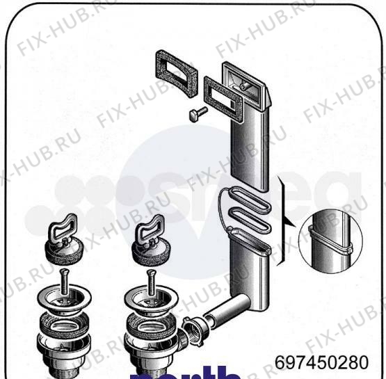 Большое фото - Всякое для комплектующей Smeg 697450280 в гипермаркете Fix-Hub