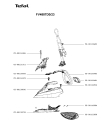 Схема №1 FV4887D0/23 с изображением Рукоятка для электроутюга Tefal CS-00130836