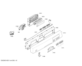 Схема №4 SGS47M52EP с изображением Панель управления для посудомойки Bosch 00445513