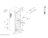 Схема №4 KGN36EW30 с изображением Шарнир для холодильной камеры Bosch 00751258