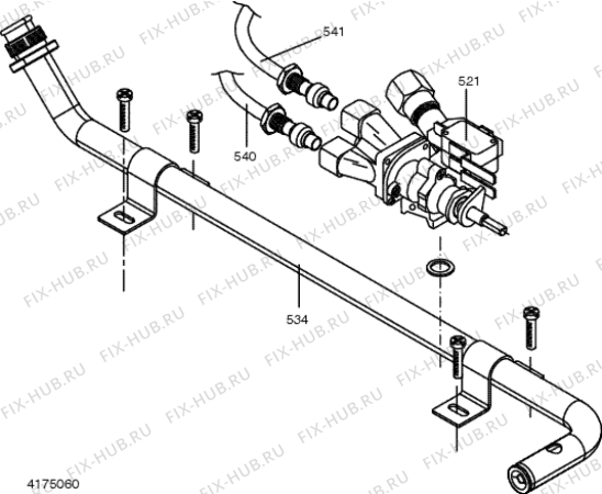 Схема №6 MG21RIX (F025542) с изображением Всякое для духового шкафа Indesit C00082274