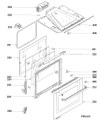 Схема №3 OP8640 EU   -Electric oven white (200127, OP8640) с изображением Дверца для плиты (духовки) Gorenje 274281
