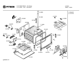 Схема №6 P1PC7687WP с изображением Ручка конфорки для духового шкафа Bosch 00171132