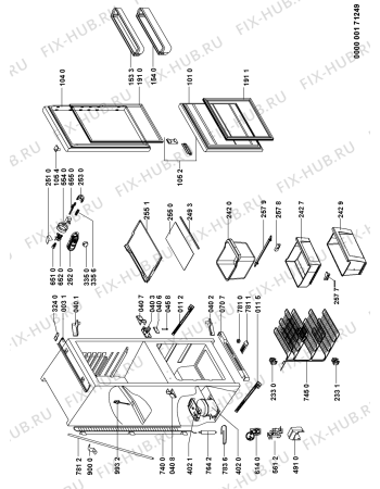 Схема №1 KCFF70B (F090393) с изображением Инструкция по эксплуатации для холодильника Indesit C00346513