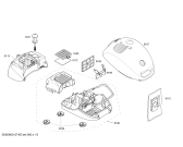 Схема №3 BSG61700 logo 1700W с изображением Крышка для пылесоса Bosch 00665692