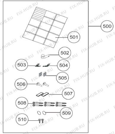 Взрыв-схема посудомоечной машины Gorenje GV8425 (388472, INRD41S1) - Схема узла 10