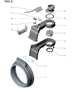 Схема №4 WDP1040TX (F015264) с изображением Емкоть для порошка для стиральной машины Indesit C00052835