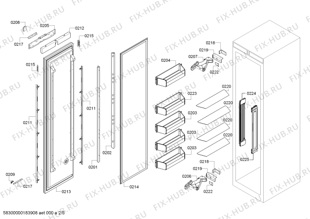 Схема №3 RF461701 с изображением Компрессор для холодильной камеры Bosch 00145925