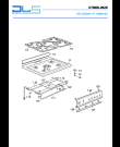 Схема №3 DEMX 765 с изображением Крышечка для плиты (духовки) DELONGHI 51B6607H