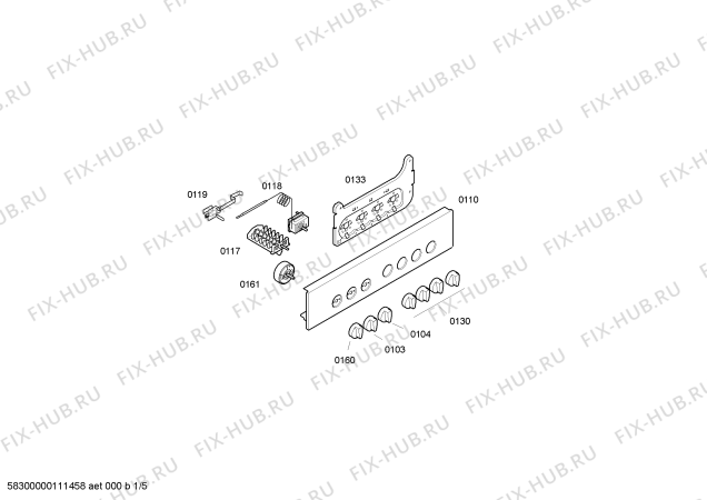 Схема №4 4HF413XDV с изображением Кнопка для духового шкафа Bosch 00427569