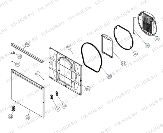 Взрыв-схема стиральной машины Gorenje TD1600E SF   -White (900002612, TD40ESF) - Схема узла 06