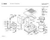 Схема №1 0717902334 TKA1862 с изображением Стеклянная колба для кофеварки (кофемашины) Bosch 00086022
