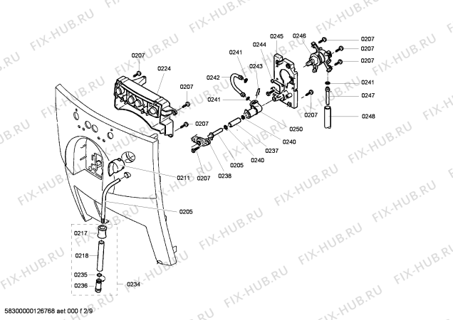 Схема №6 CA7500 Macchiato с изображением Дисплейный модуль для электрокофемашины Bosch 00646305