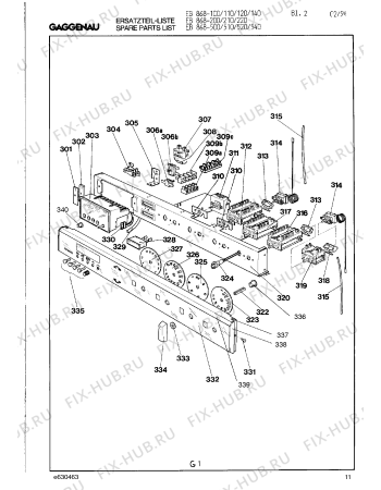 Схема №15 EB130210 с изображением Сопротивление для плиты (духовки) Bosch 00324236