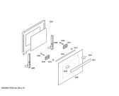 Схема №5 4HB413X Horno lynx indp.inox.convenc.mt с изображением Внешняя дверь для духового шкафа Bosch 00675371