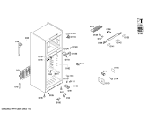 Схема №5 KD49NP73 с изображением Рамка для холодильной камеры Bosch 00613268