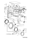 Схема №2 AWM 726/1 с изображением Обшивка для стиралки Whirlpool 481245372194